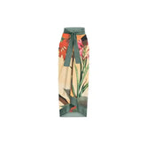 Vintage Floral Print Asymmetric One Piece Bikini Set